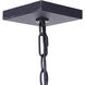 Armstrong 3 Light 8 inch Midnight Outdoor Pendant