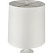 Erica 74 inch 150 watt Dry White Floor Lamp Portable Light