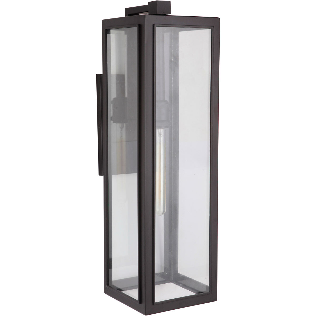 Elm 1 Light 25 inch Dark Bronze Outdoor Wall Lamp, Large