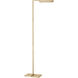 Kelly by Kelly Wearstler Linea 42.3 inch 8.50 watt Hand Rubbed Antique Brass Floor Lamp Portable Light
