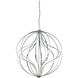 Aura LED 31 inch Polished Chrome Single Pendant Ceiling Light