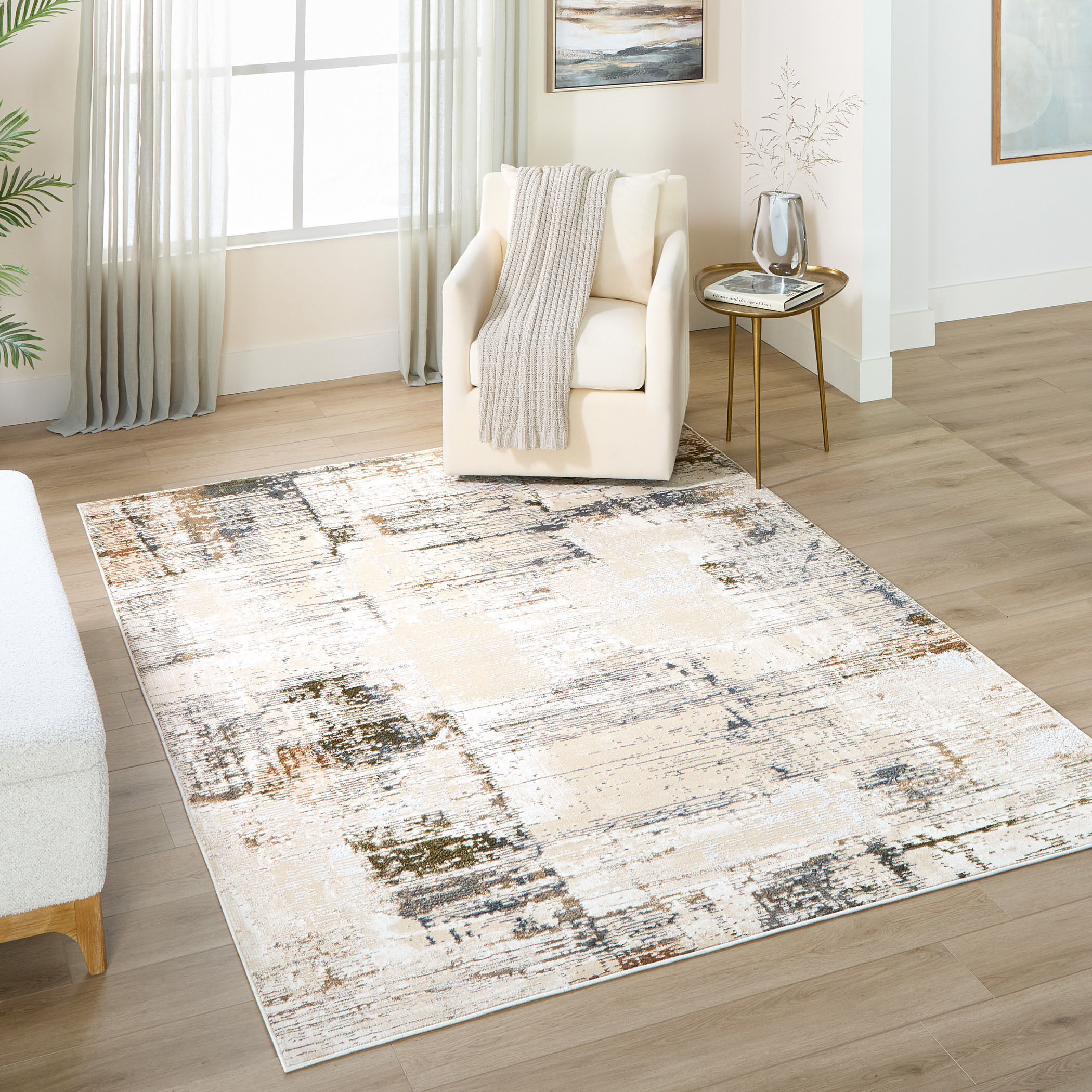 Salim 130 X 94 inch Earth Tones Rug in 8 x 11