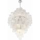 Addis 20 Light 31.5 inch Polished Chrome Chandelier Ceiling Light in Clear