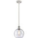 Ballston Athens LED 8 inch White and Polished Chrome Mini Pendant Ceiling Light
