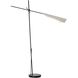 Vertex 83.1 inch 60 watt Black and Sterling Floor Lamp Portable Light in Black/Sterling