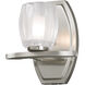 Haan 1 Light 7 inch Brushed Nickel Wall Sconce Wall Light