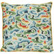 Chinoiserie 22 inch Multicolor Pillow in 22" x 22"