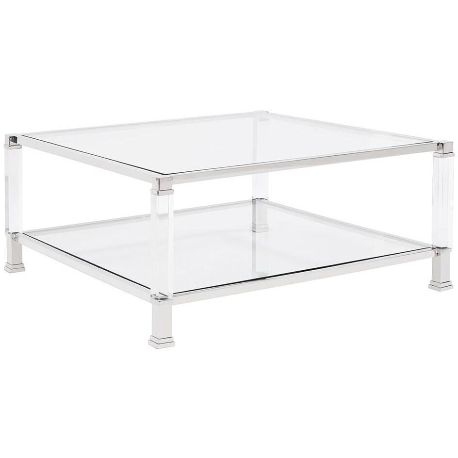 Clare 39 X 18 inch Silver Coffee Table