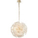 Bloom LED 19.5 inch Brass Chandelier Ceiling Light