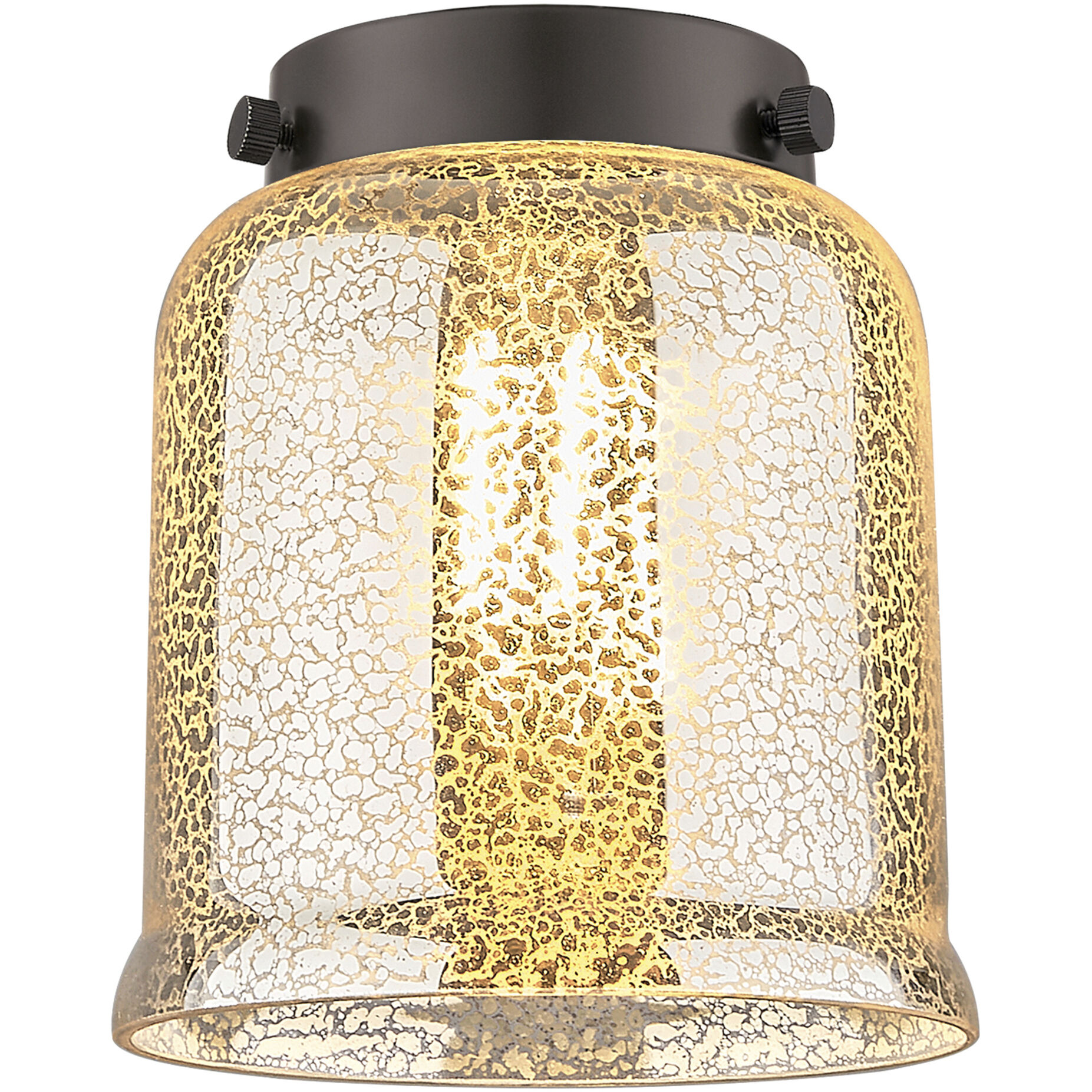 Franklin Restoration Bell 1 Light 5 inch Satin Gold Mini Pendant Ceiling Light in Incandescent, Silver Plated Mercury