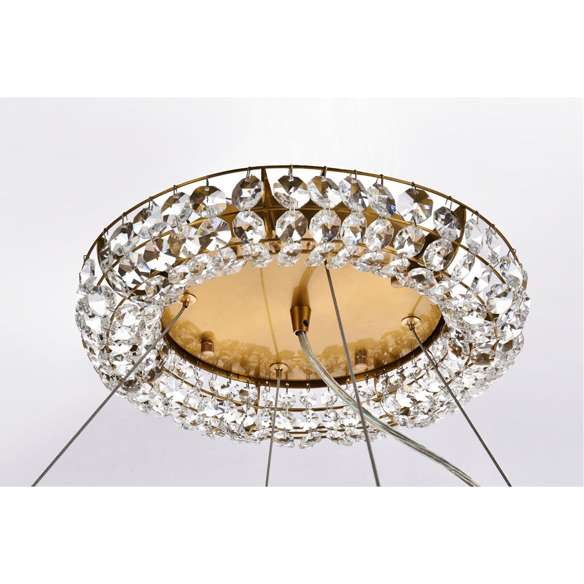 Paris 20 Light 52 inch Brass Chandelier Ceiling Light in Gold