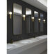 Ortona 1 Light 4.33 inch Matte Brushed Brass ADA Interior Wall Light