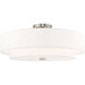 Meridian 5 Light 22 inch Brushed Nickel Semi-Flush Mount Ceiling Light