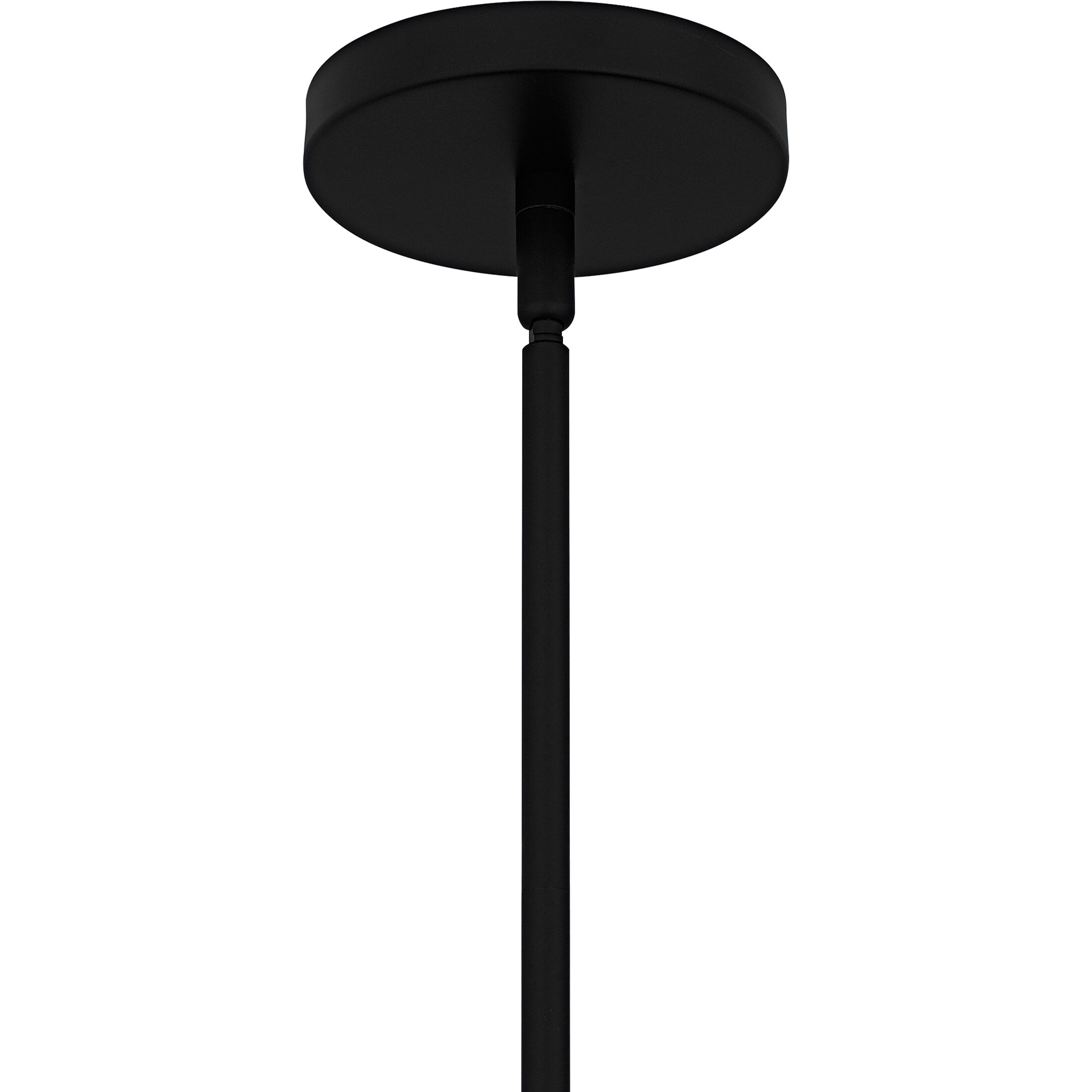 Frankie 3 Light 12 inch Matte Black Pendant Ceiling Light