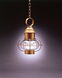 Onion 1 Light 10.5 inch Antique Brass Outdoor Ceiling Light in Clear Seedy Glass
