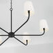 Brody 6 Light 47 inch Matte Black Chandelier Ceiling Light
