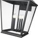 Raphael 5 Light 46.25 inch Sand Black Outdoor Wall Light in Soft Sand Black