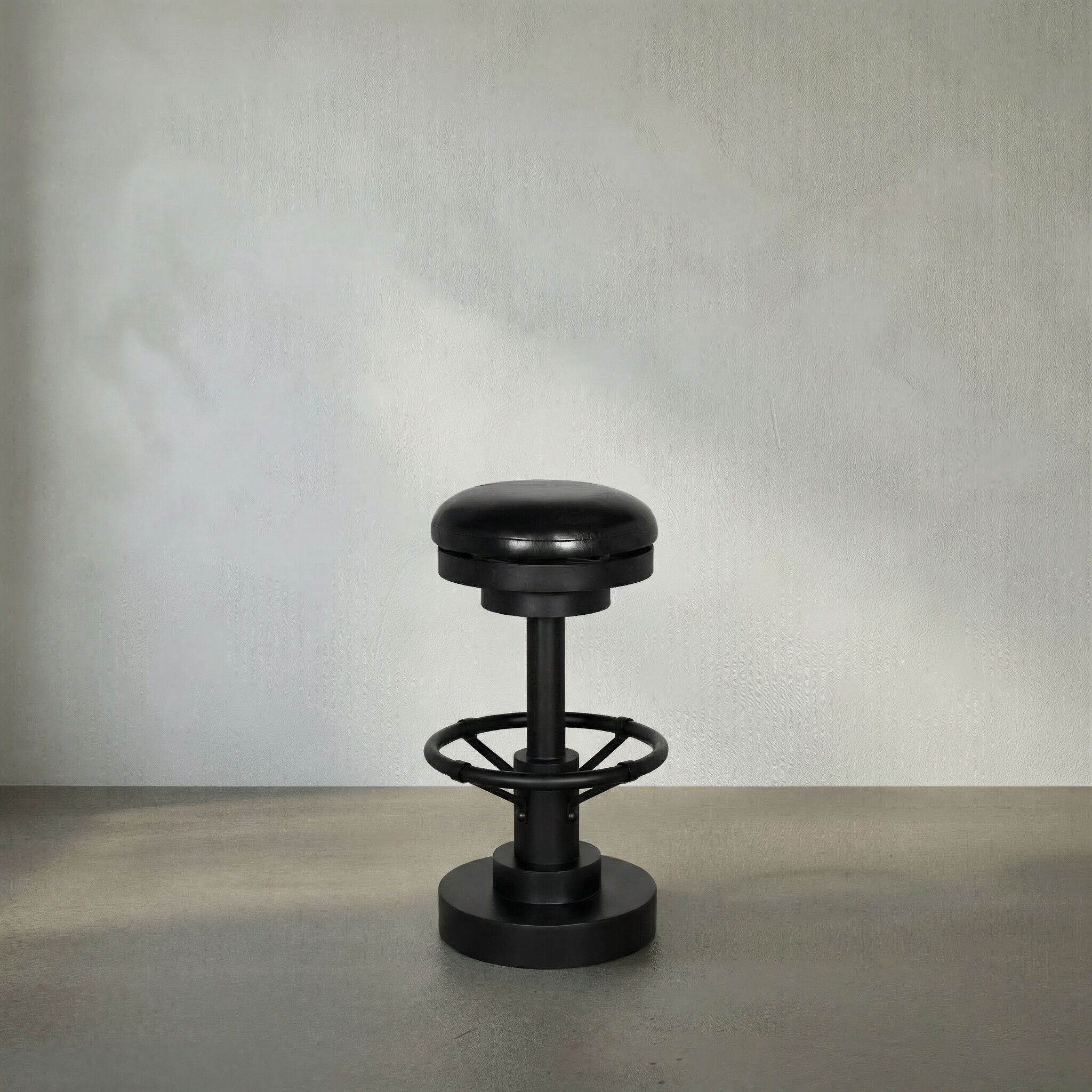 Brisbane 25 inch Matte Black Counter Stool, Swivel