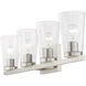 Cityview 4 Light 32 inch Brushed Nickel Vanity Sconce Wall Light, Large