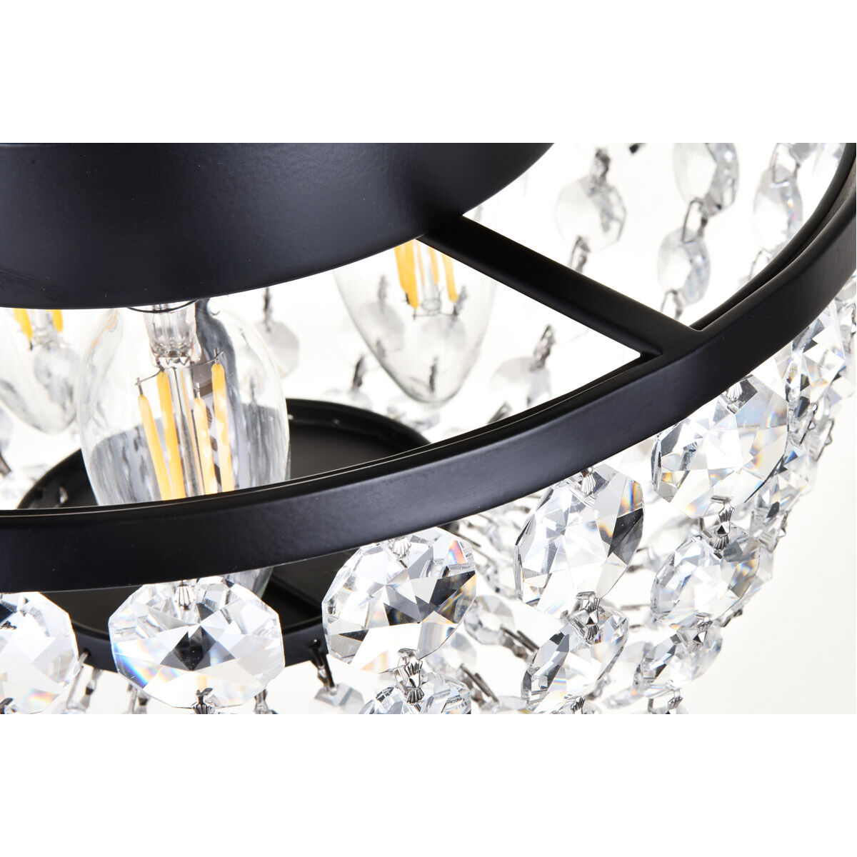 Gianna 3 Light 10 inch Black Pendant Ceiling Light