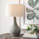 Stratum 26.5 inch 100.00 watt Concrete with Distressed Gray and Dark Bronze Outdoor Table Lamp
