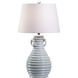 Vietri 33 inch Light Blue Glaze Table Lamp Portable Light