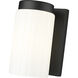 Burk 1 Light 4.25 inch Matte Black Wall Sconce Wall Light