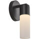 Fusion Collection - Cellini Family 4.5 inch Matte Black ADA Wall Sconce Wall Light, EVOLV