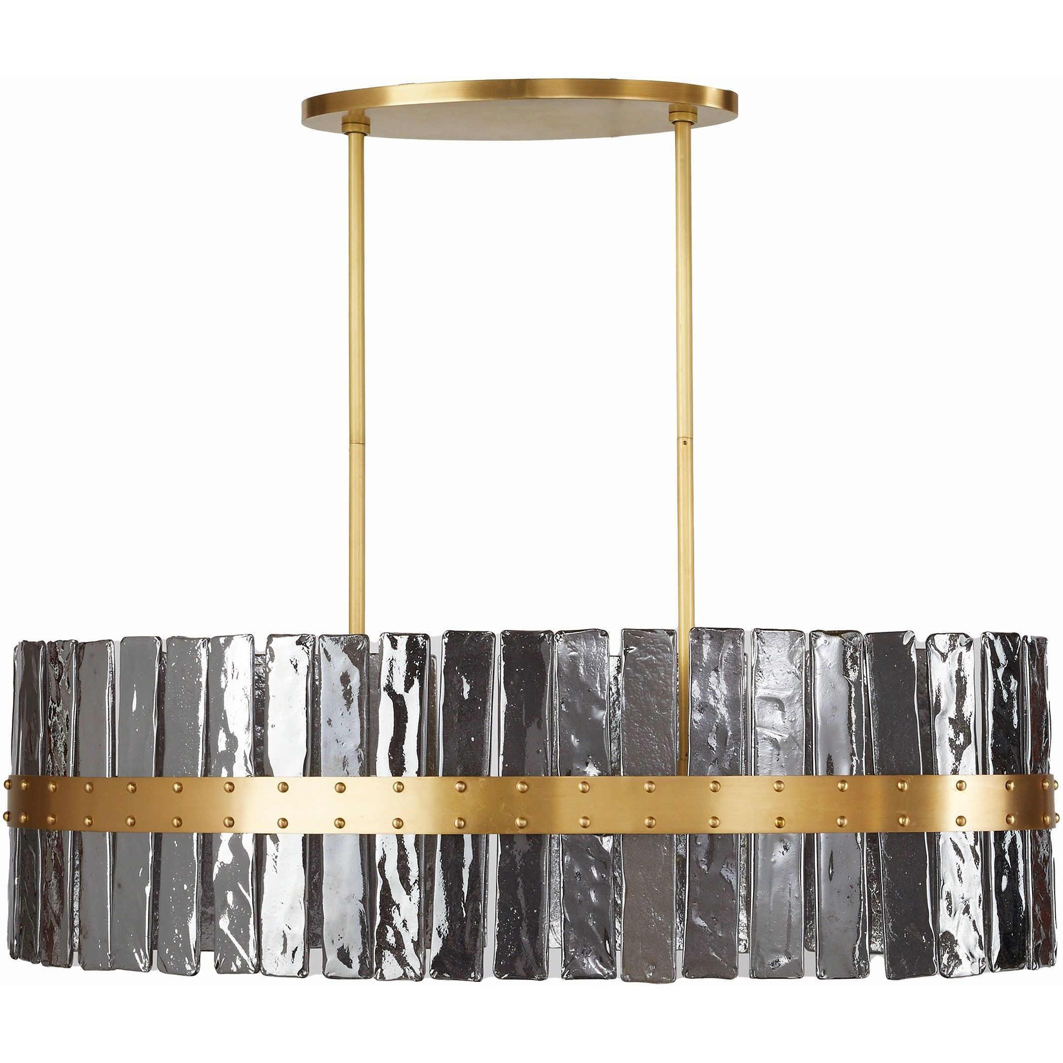 Sinclair 8 Light 41.5 inch Smoke Chandelier Ceiling Light