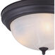 Madison 3 Light 15 inch Oil Rubbed Bronze Flush Mount Ceiling Light