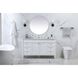 Bennett 60 X 21 X 35 inch White Vanity Sink Set