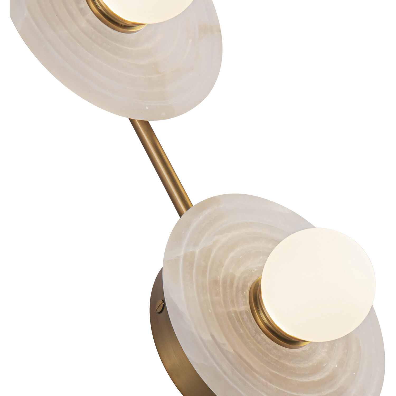 Dahlia Wall/Vanity Light Wall Light in Vintage Brass