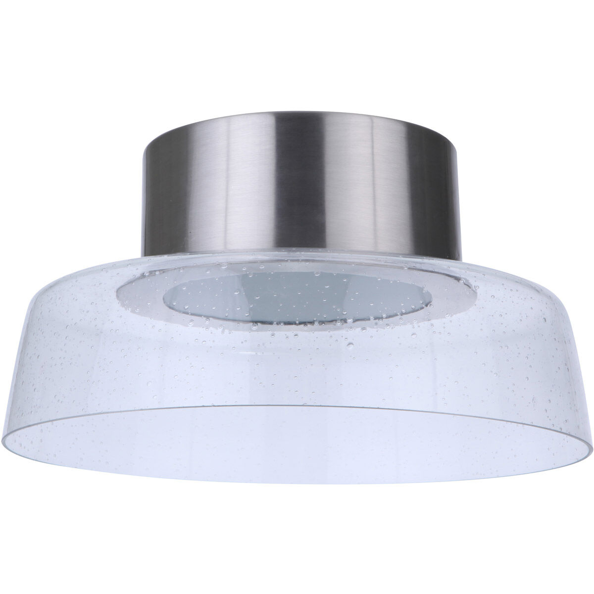 Centric LED 12.5 inch Brushed Polished Nickel Flushmount Ceiling Light