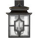 Calvert 4 Light 19 inch Oil-Rubbed Bronze Exterior Wall Mount