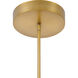 Pearl LED 39.25 inch Legacy Brass Chandelier Ceiling Light
