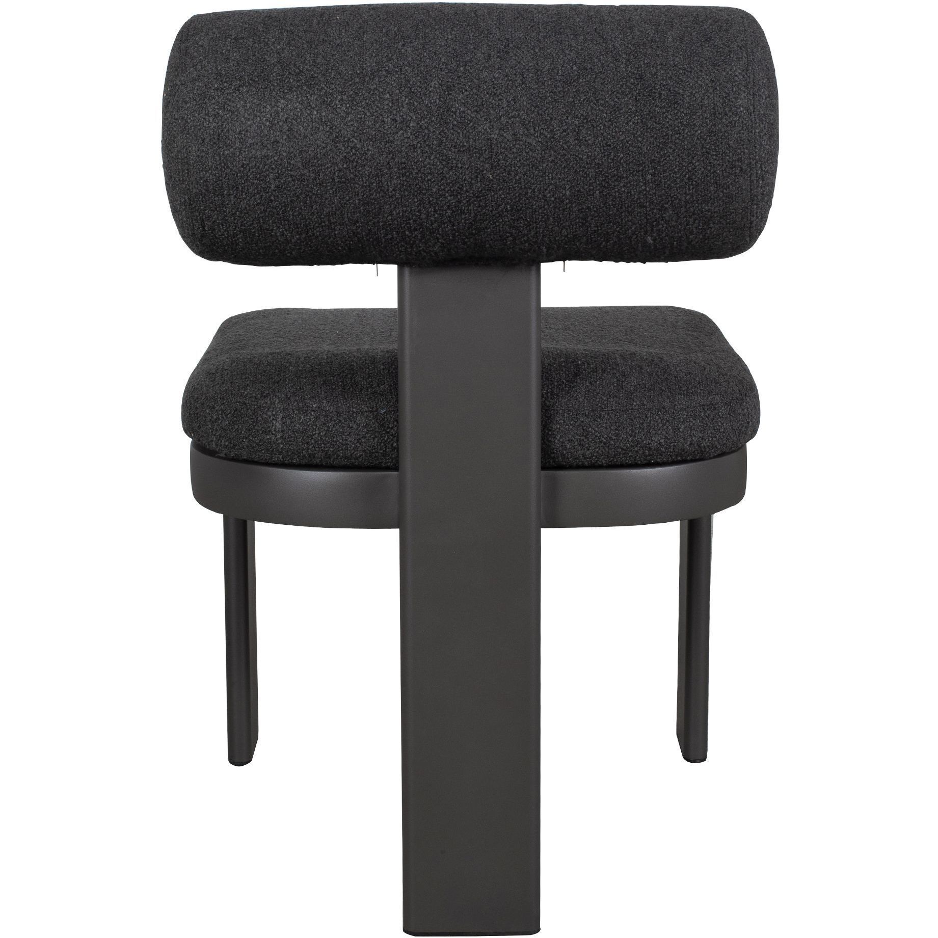 Bolster Back Java Black Outdoor Dining Chair