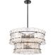 Sophie 9 Light 28.5 inch Matte Black Pendant Ceiling Light