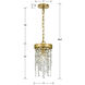 Winham 1 Light 7 inch Antique Gold Mini Pendant Ceiling Light