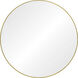 Fragoso 48 X 48 inch Gold and Clear Mirror