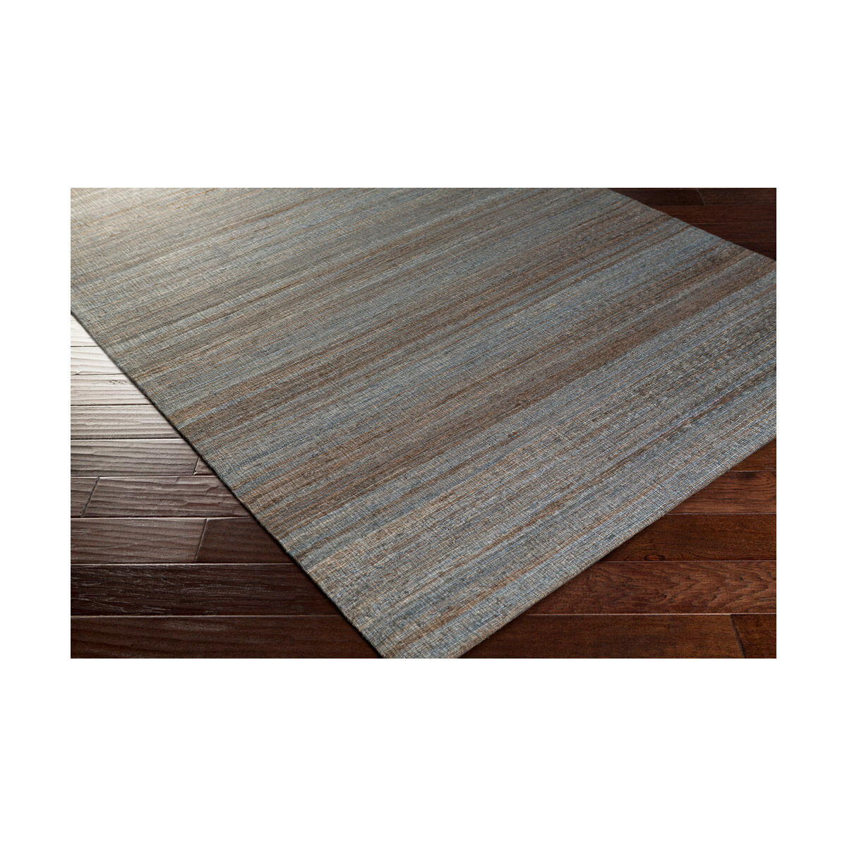 Prairie 36 X 24 inch Gray and Brown Area Rug, Jute