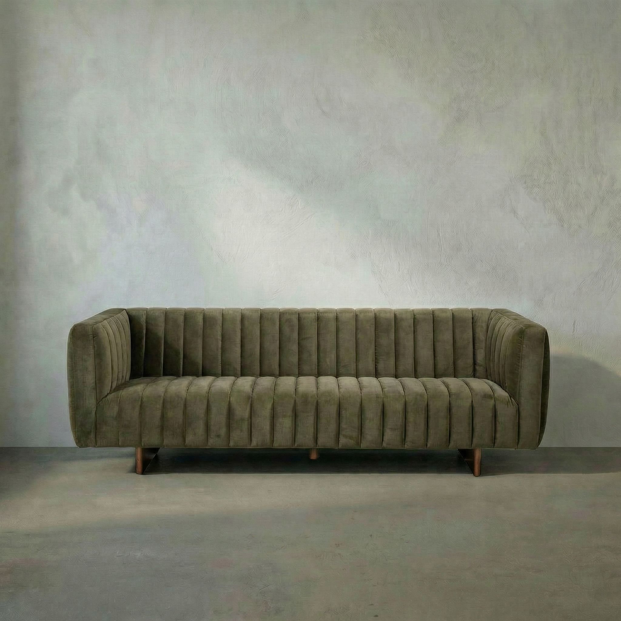 Khann Olive Green Sofa