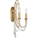 Arcadia Bath Wall Light in Antique Gold