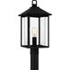 Quoizel Fletcher 1 Light 21 inch Earth Black Outdoor Post Lantern FTC9010EK - Open Box