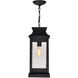 Milford 1 Light 7.25 inch Black Outdoor Hanging Light