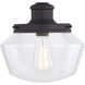 Collins LED 10 inch Matte Black Outdoor Pendant