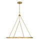 Terrell 8 Light 29.5 inch Luxe Gold Chandelier Ceiling Light