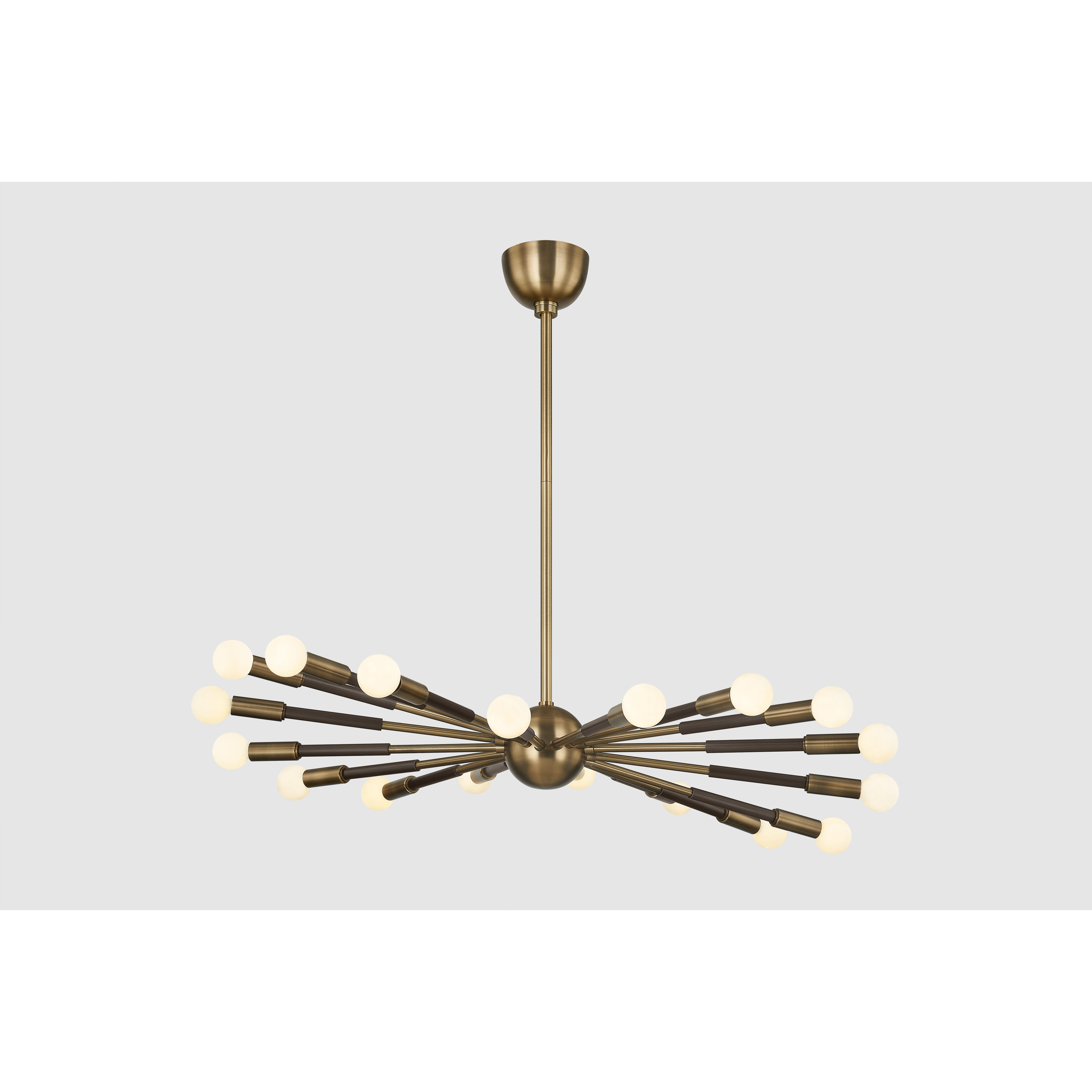 Obie 18 Light 36.25 inch Patina Brass/Bronze Chandelier Ceiling Light