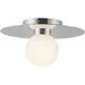Elixir LED 9.88 inch Chrome Flush Mount Ceiling Light
