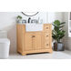 Franklin 36 X 22 X 35 inch Natural Wood Bathroom Vanity Cabinet