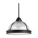 Pratt Street Prismatic 2 Light 12.75 inch Autumn Bronze Pendant Ceiling Light